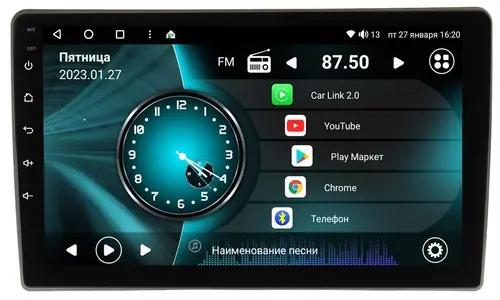 Магнитола для Volkswagen Golf 2003-2012/Golf Plus 2005-2014 - Vaycar VA81U-08364 на Android 13, Быстрая, 4G SIM-слот