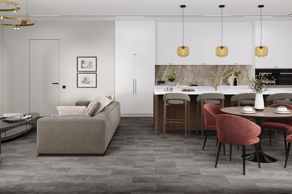 Кварц-винил SPC Damy Floor Ascent SPC 0,75мм 5,2 мм ВАЙСХОРН 1.488 м2