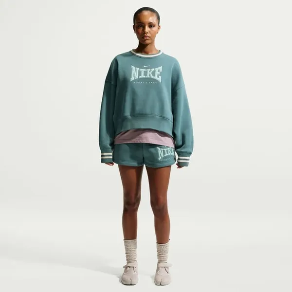 Толстовка женская NIKE W NK PHX FLC OS CREW GX1