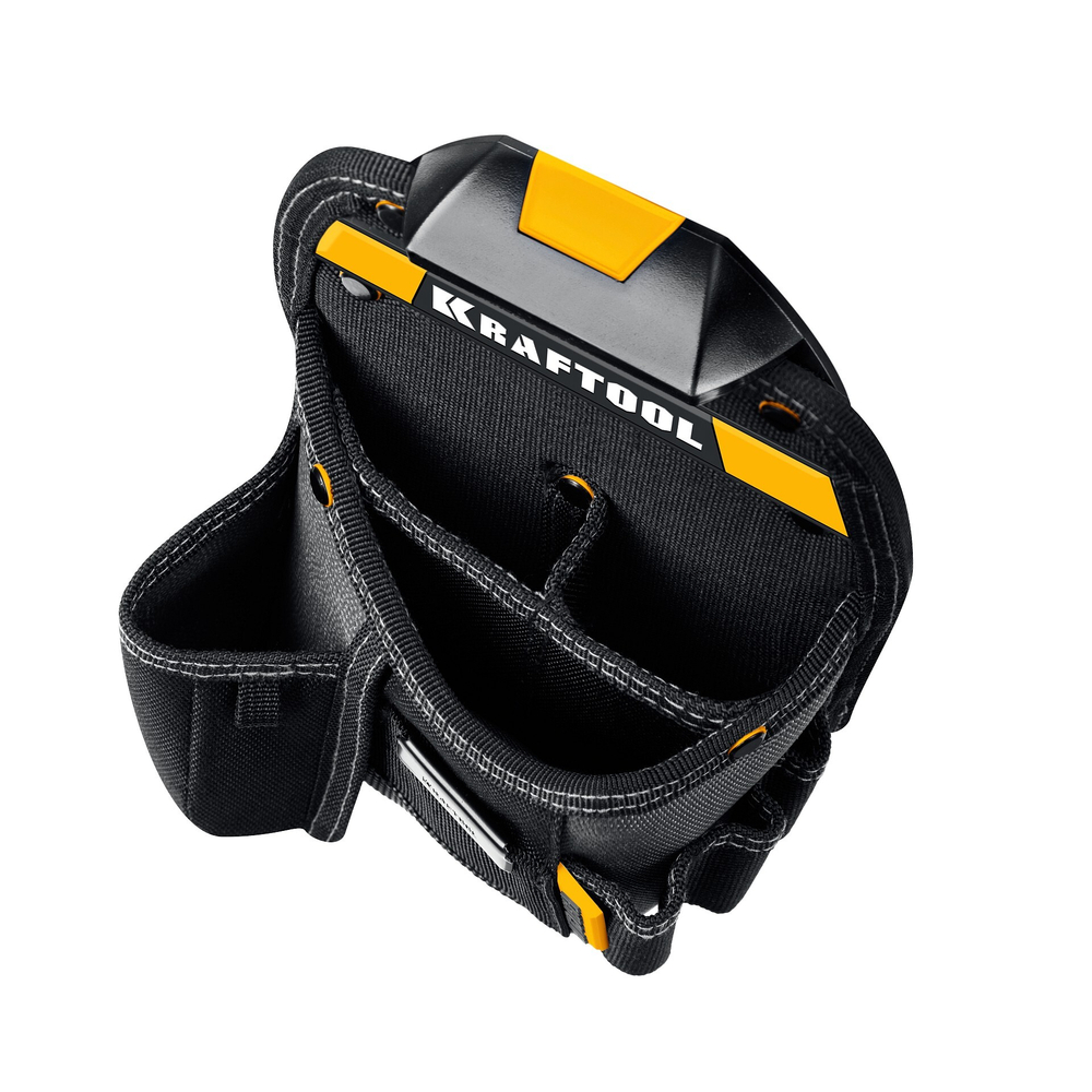 KRAFTOOL KP-8 с быстросъёмным креплением FastClip, 8 карманов и петель, 170 х 260 мм, поясная сумка (38776)