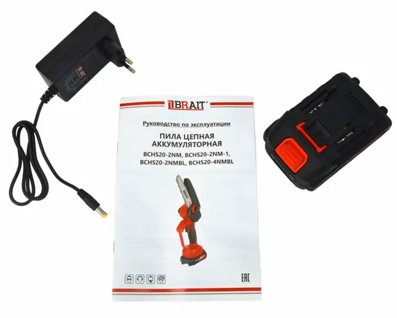 Аккумуляторная цепная пила "BRAIT" BCHS20-2NM