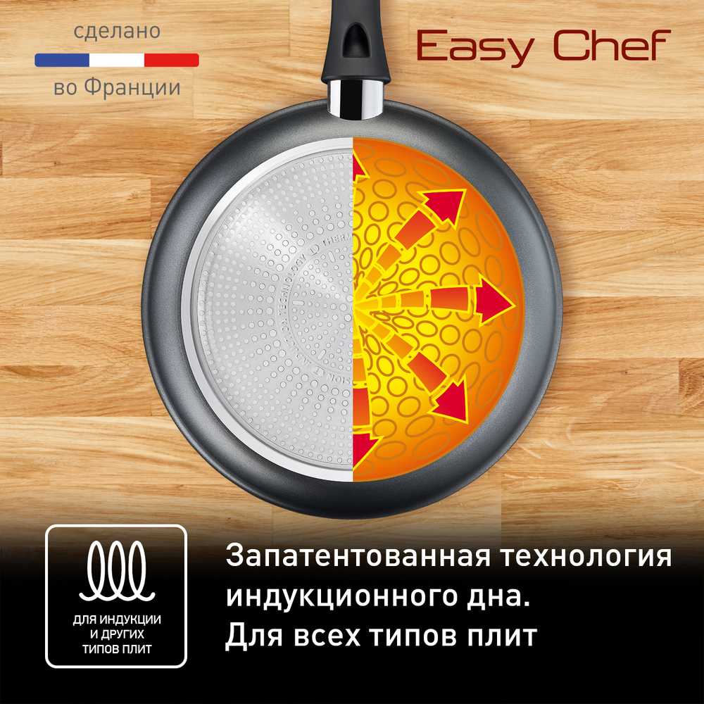 Сковорода Tefal Easy Chef 28 см G2700672