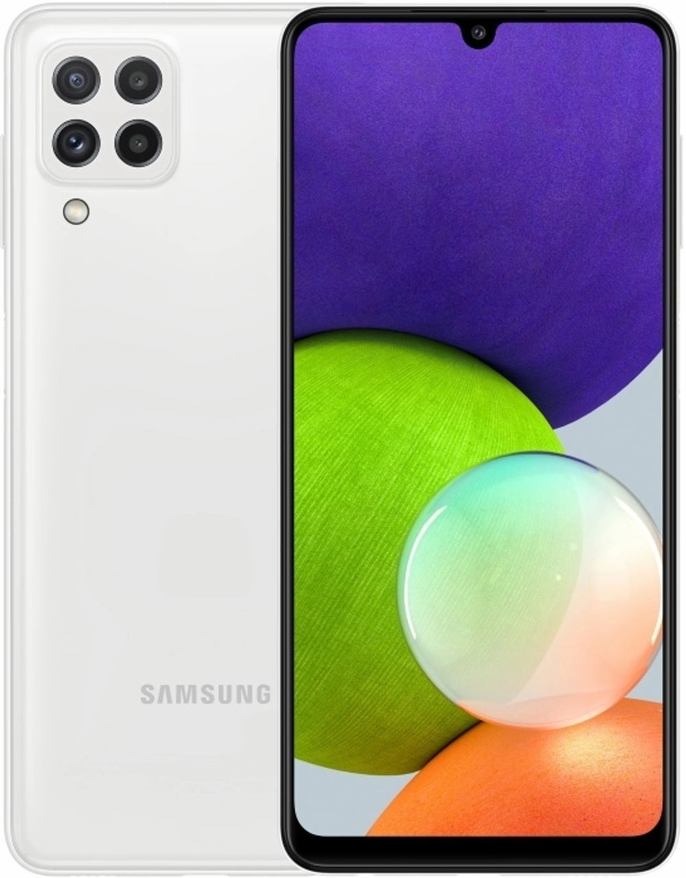 Смартфон Samsung Galaxy A22 4/128Gb White (SM-A225FZWGSER) (4G LTE)