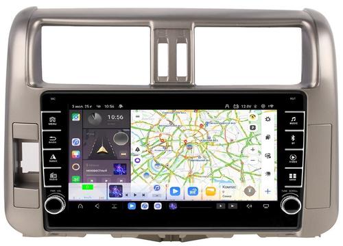 Магнитола для Toyota Land Cruiser Prado 150 2009-2013 - Kuberg OL-9613 (кнопки и крутилки) Android 13, Быстрая, CarPlay, 4G SIM-слот