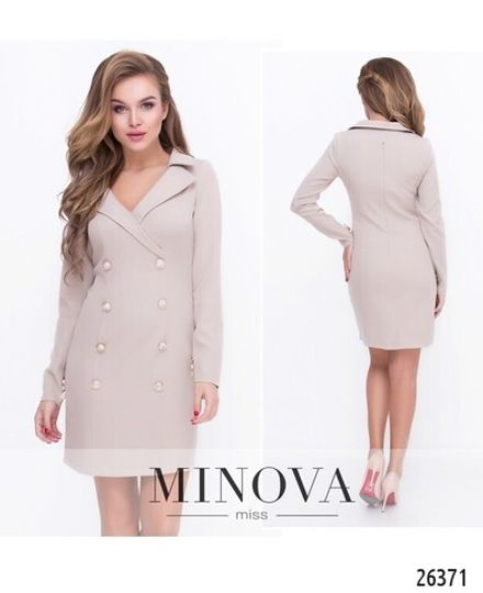 Платье 8595-капучино Minova Фото 1