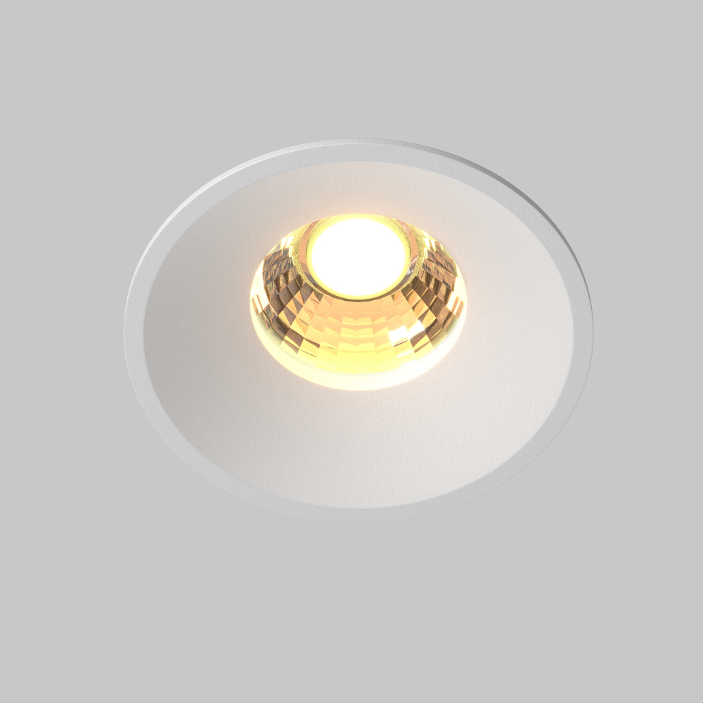 Встраиваемый светодиодный светильник Maytoni Round DL058-12W-DTW-W
