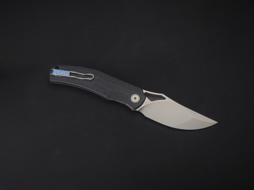 Складной нож VOROM [T10S Stonewash Carbon G10]