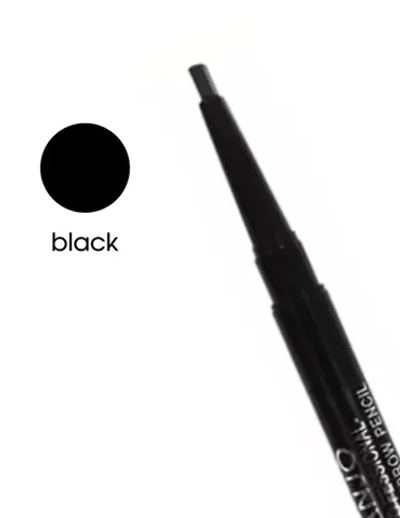 Anjo Professional Eyebrow Pencil Triangular Black Треугольный карандаш для бровей черный, 1 шт