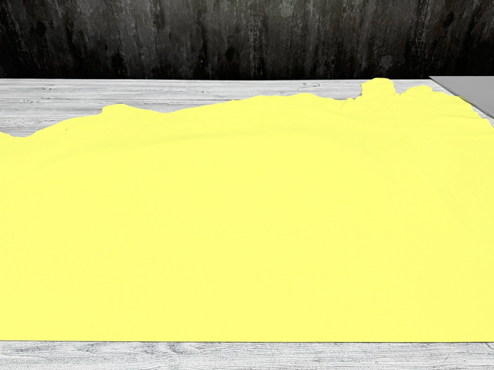 Натуральная кожа Elliot Jasper Yellow среднее зерно