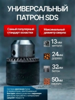Перфоратор электрический профессиональный сетевой 1800Вт
