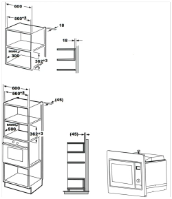 Встраиваемая микроволновая печь Kuppersberg HMW 645 B