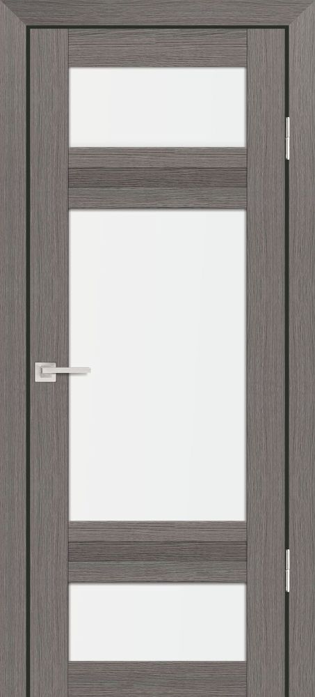Дверь PS-06 / Цвет Грей Мелинга / белый сатинат / Двери PROFILO PORTE