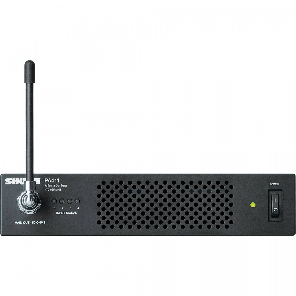 SHURE PA411-E 4х-канальный антенный объединитель для систем персонального мониторинга PSM300