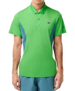 Теннисное поло Lacoste Tennis x Novak Djokovic Ultra-Dry - green