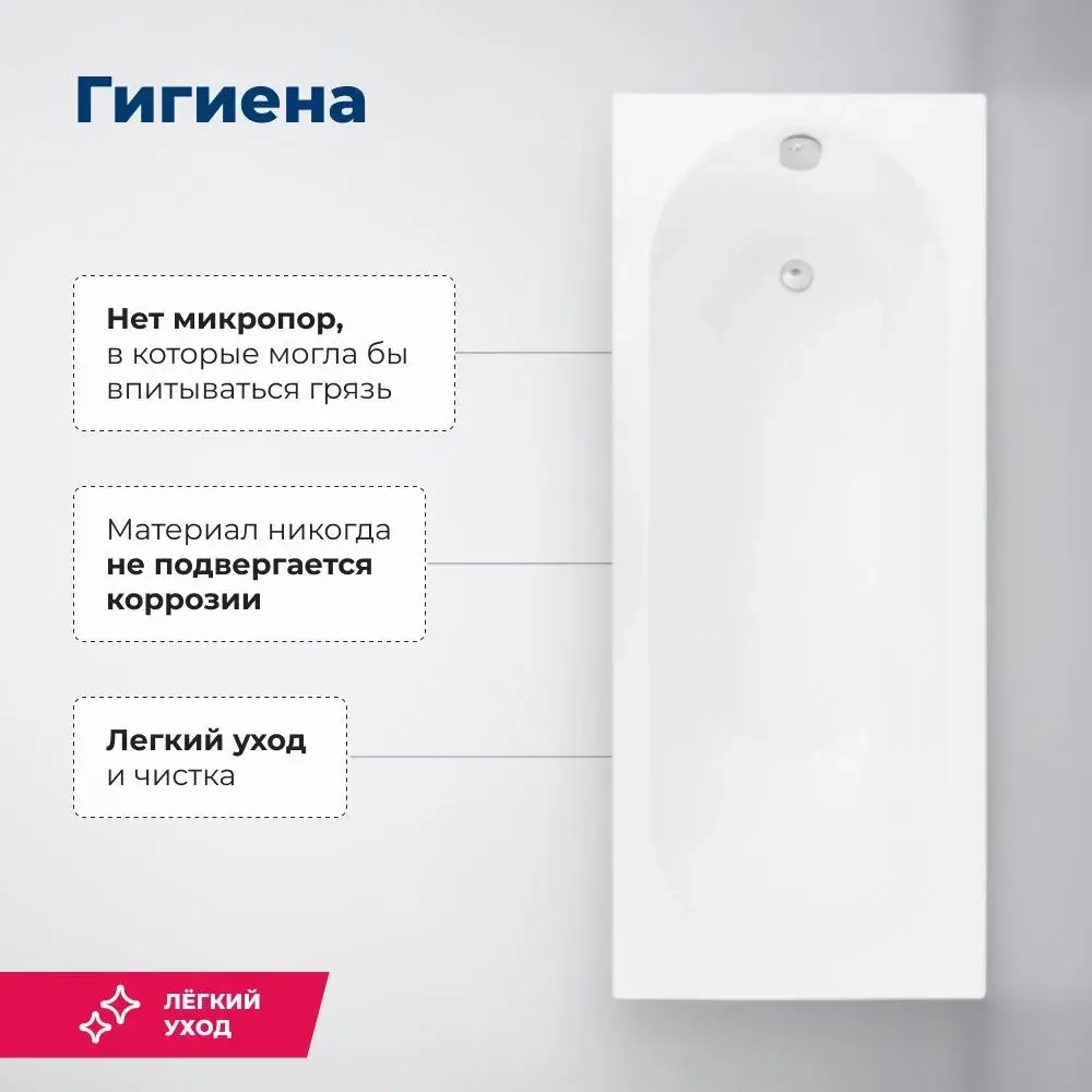 Акриловая ванна Aquanet Lotos 170x70 (с каркасом)