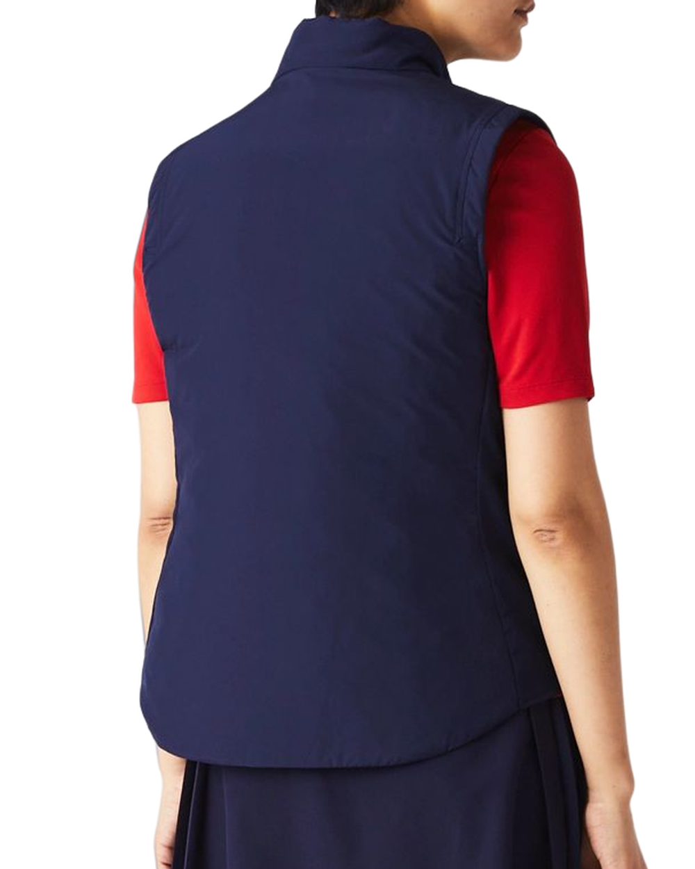 Женский теннисный жилет Lacoste Sport Quilted Golf - navy blue