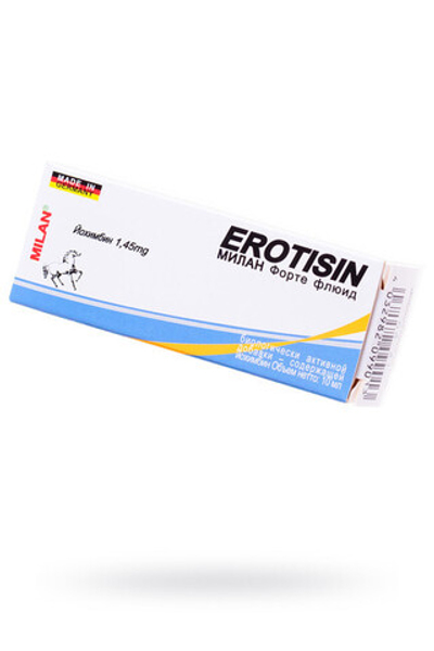 Капли для повышения либидо Milan Forte fluid ,Erotisin 10 мл. (Цвет: прозрачный)