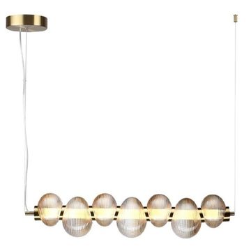 Подвесной светильник 24W 4000K 5095/24L латунный/янтарный градиент L-vision Bruco Odeon Light