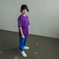 Футболка оверсайз "Bb team purple" подростковая