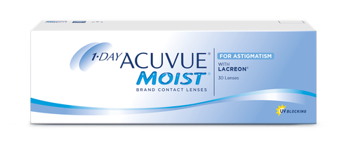 1-DAY ACUVUE MOIST for ASTIGMATISM with LACREON (30 линз) +1,75