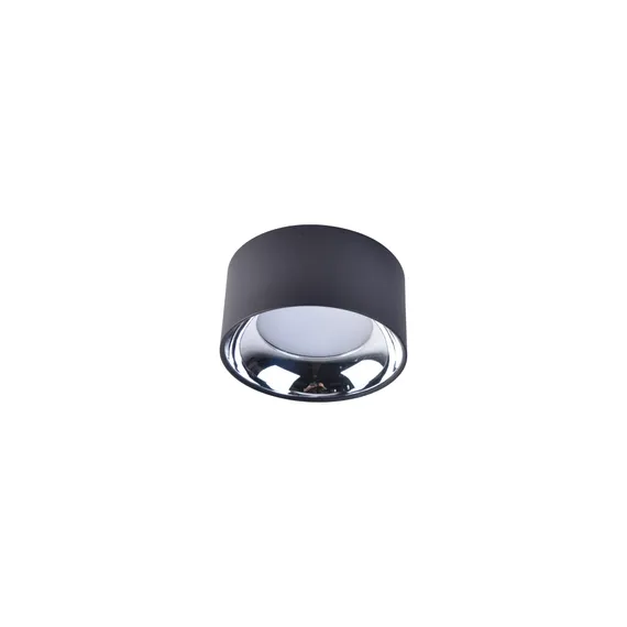 Светильник накладной светодиодный Rilon 095F MZ SBK+CR SANDY BLACK+CHROME, 15 Вт, хромированный и чёрный
