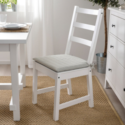 IKEA NORDVIKEN  (ИКЕА НОРДВИКЕН)  -  Подушка для стула, бежевая, 44/40x43x4 см