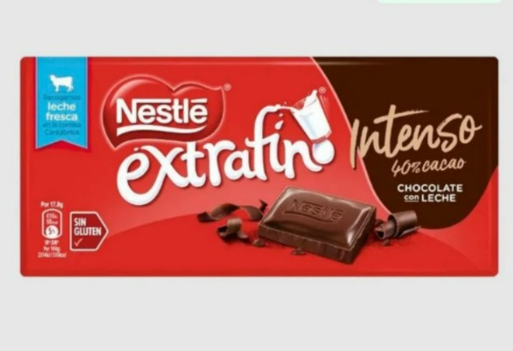 Шоколад Nestle Extrafino Молочный Intenso 125г*28шт Испания