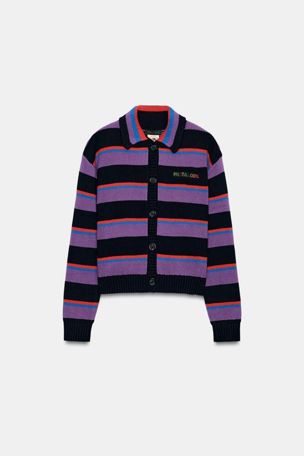 ZARA - FRUIT OF THE LOOM™ КАРДИГАН В ПОЛОСКУ, РАЗНОЦВЕТНЫЙ