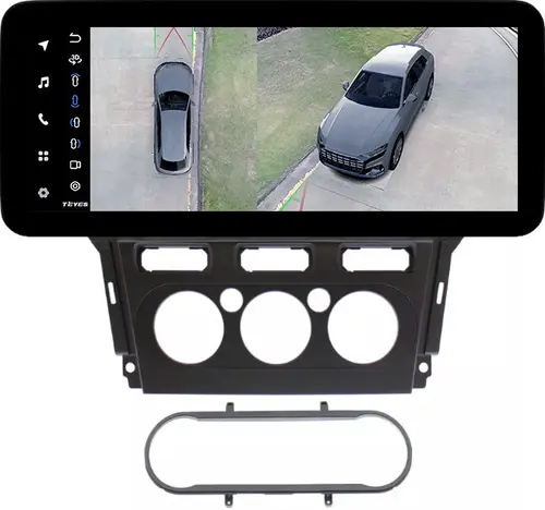 Магнитола для Ford Mondeo 4 2010-2014 - Teyes LUX ONE 360 монитор 12.3" 2K QLED на Android 10, Быстрая, CarPlay, 4G SIM-слот, 4 камеры в комплекте
