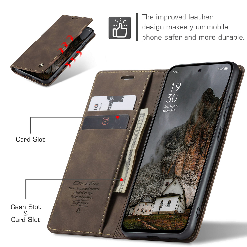 Чехол-книжка CaseMe Matte OPPO Reno 13 Pro global