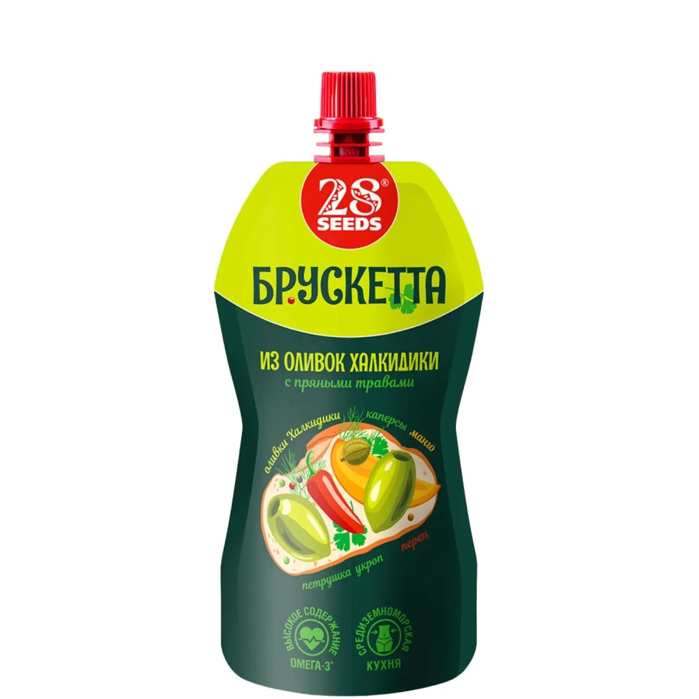 Набор брускетт 28SEEDS «Ассорти» — 6 вкусов