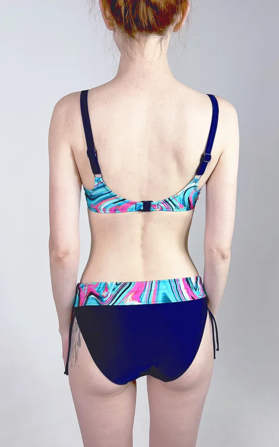 Купальник 534 Fiorana Navyblue-Pink