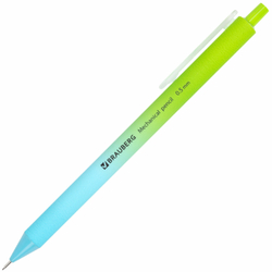 Карандаш механический 0,5 мм, BRAUBERG SOFT GRADE, HB, корпус soft-touch ассорти, 181958