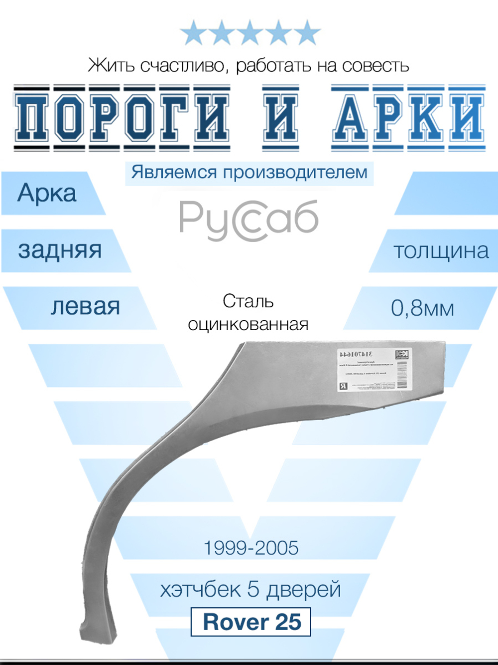 Арка левая Rover 25 1999-2005 хэтчбек