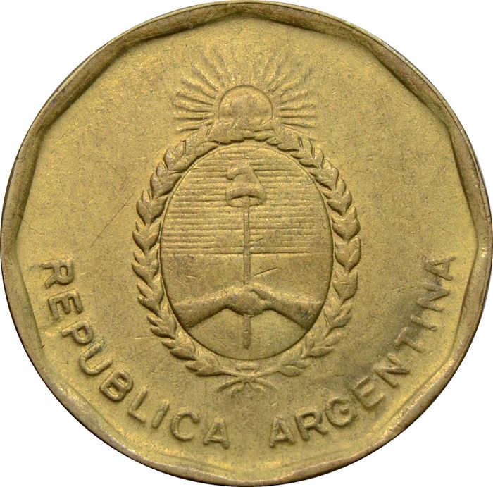 10 сентаво 1988 Аргентина