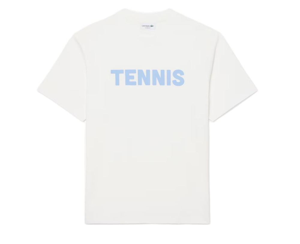 Мужская футболка Lacoste Printed Cotton - flour