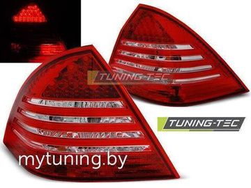 Задние фонари Mercedes C W203 red white led