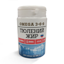 Тюлений жир 120 капсул
