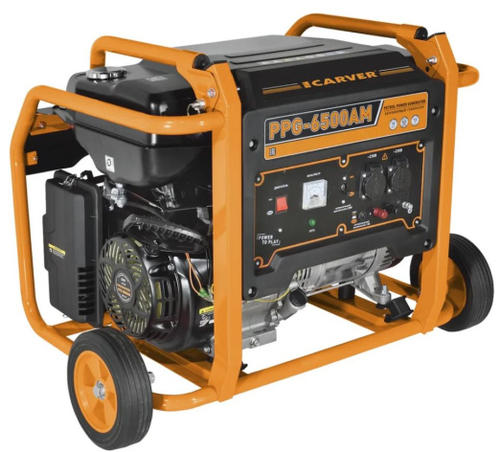 Генератор бензиновый CARVER PPG-6500АM