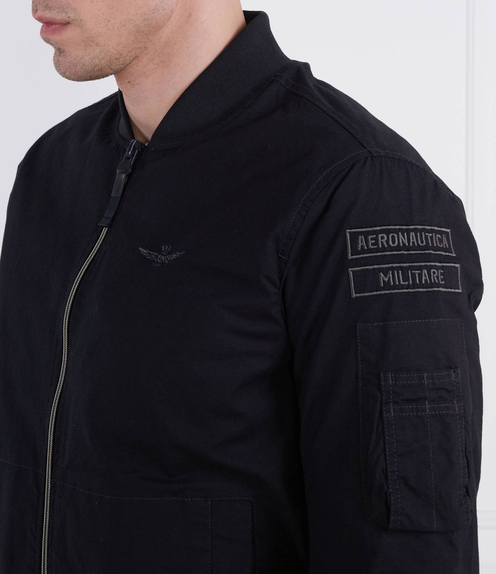 Куртка бомбер Aeronautica Militare - черный(AB2089CT3065)