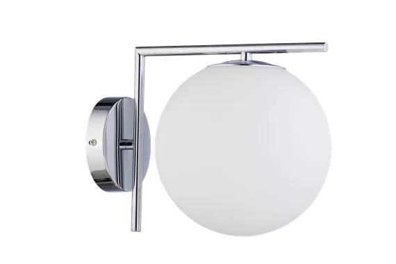 Бра NewRgy 3969MBM/1 CR CHROME+WH, 40 Вт, хромированное