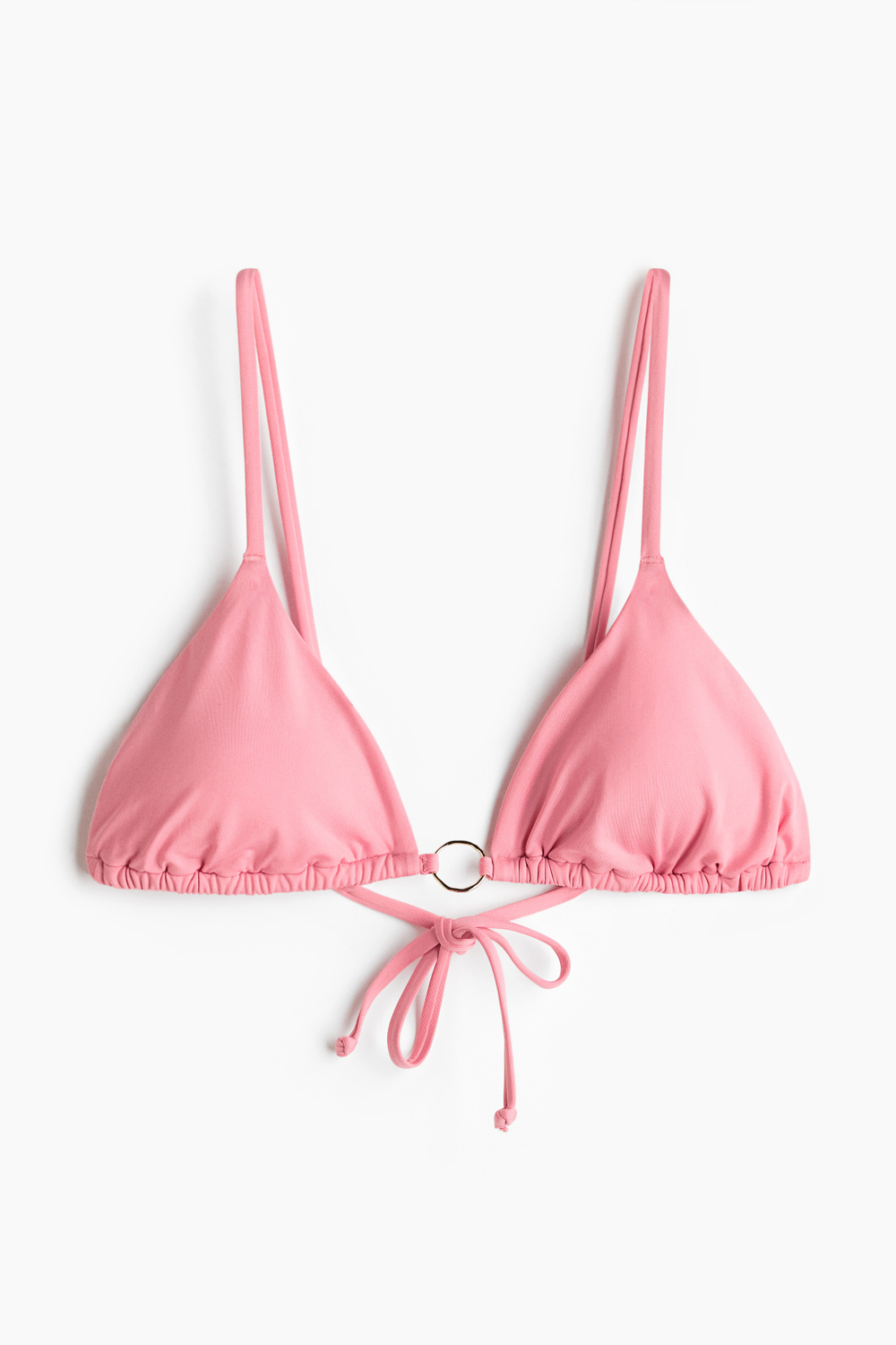 Верх бикини-треугольник с чашками — Коралловый - H&M