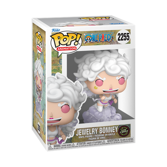 Фигурка Funko POP! Animation One Piece Jewelry Bonney 5th Gear (GW) Chase (2255) — коробка Chase