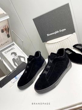 Слипоны черные от Zegna BP5-882803
