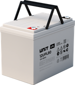 Аккумулятор UNIT 12UPL80 - AGM ( 12В / 80Ач )