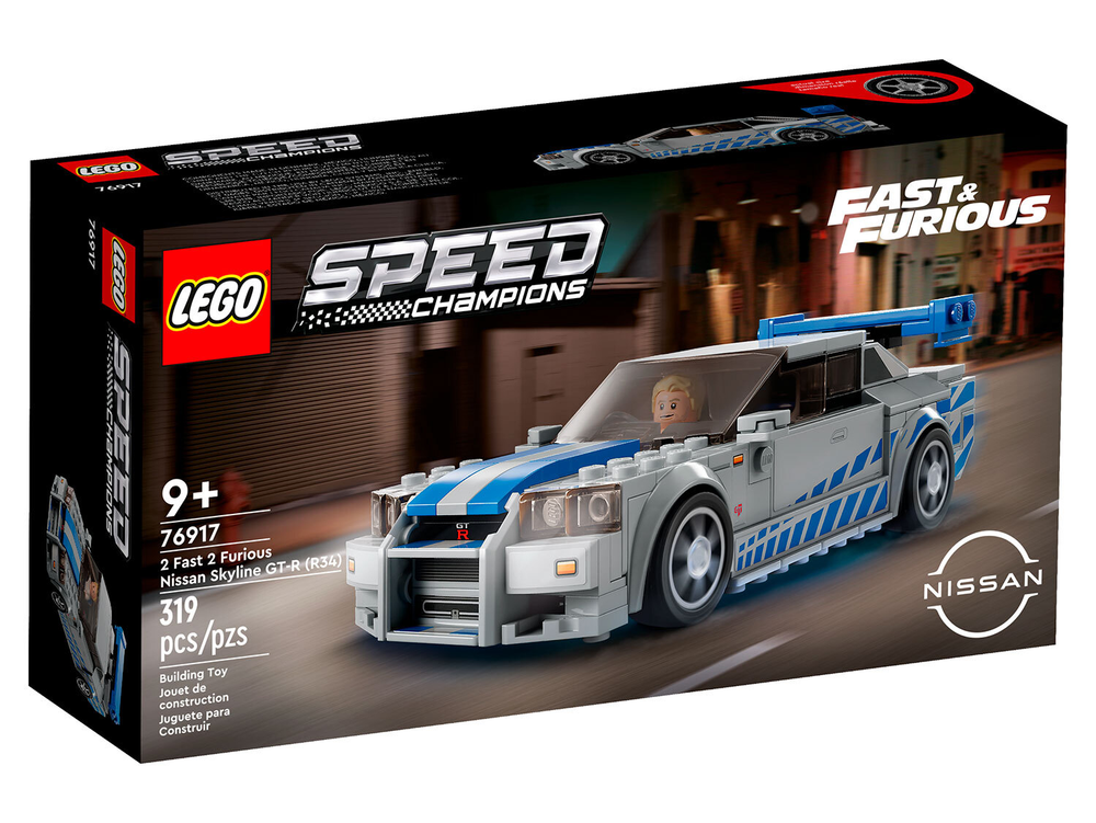 Конструктор Лего Спид Чемпионс Ниссан Скайлайн GT-R (R34) — Двойной Форсаж | LEGO Speed Champions Nissan Skyline 76917