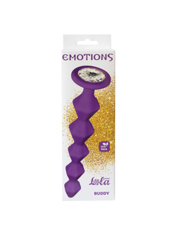 Lola games Emotions Buddy Purple - Анальная ёлочка со стразом