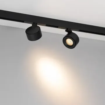Магнитный трековый светильник LED 12W 2700К/4000К/6500К 047142 чёрный MAG-ORIENT-POINT-R80-12W Day4000-MIX DALI Arlight