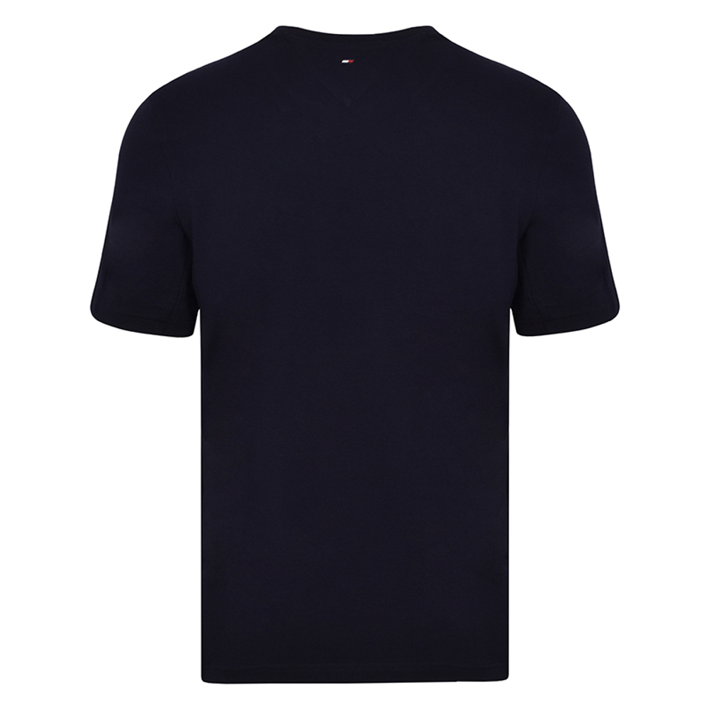 Футболка мужская теннисная Tommy Hilfiger Essentials Big Logo SS Tee - desert sky