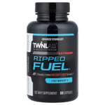 Twinlab, Ripped Fuel Extreme, жиросжигатель, 60 капсул